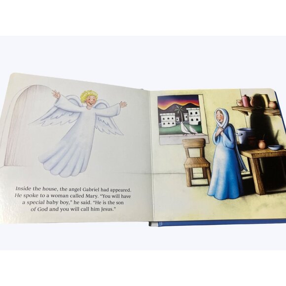 The Christmas Story Padded Hardcover Children's Board Book By Igloo Books - Picture 4 of 10